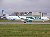 Frontier Airlines Airbus A321-211 (D-AZAT) at  Hamburg - Finkenwerder, Germany