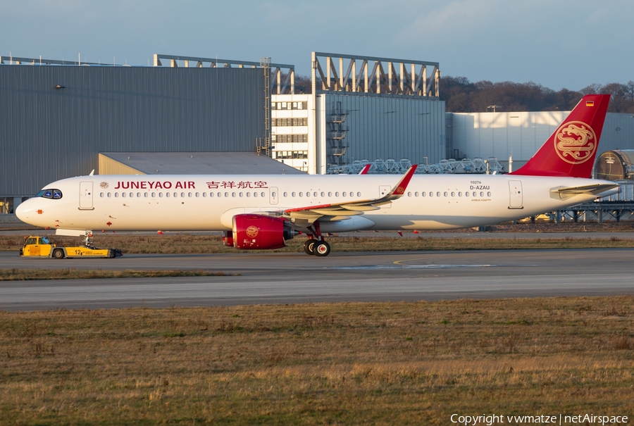 Juneyao Airlines Airbus A321-271NX (D-AZAU) | Photo 424695