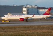 Juneyao Airlines Airbus A321-271NX (D-AZAU) at  Hamburg - Finkenwerder, Germany