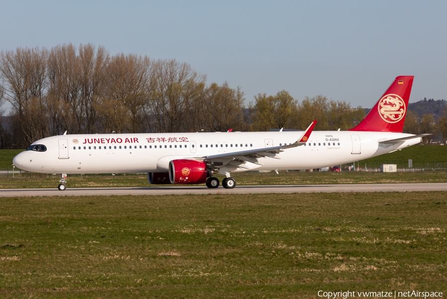 Juneyao Airlines Airbus A321-271NX (D-AZAU) | Photo 442683