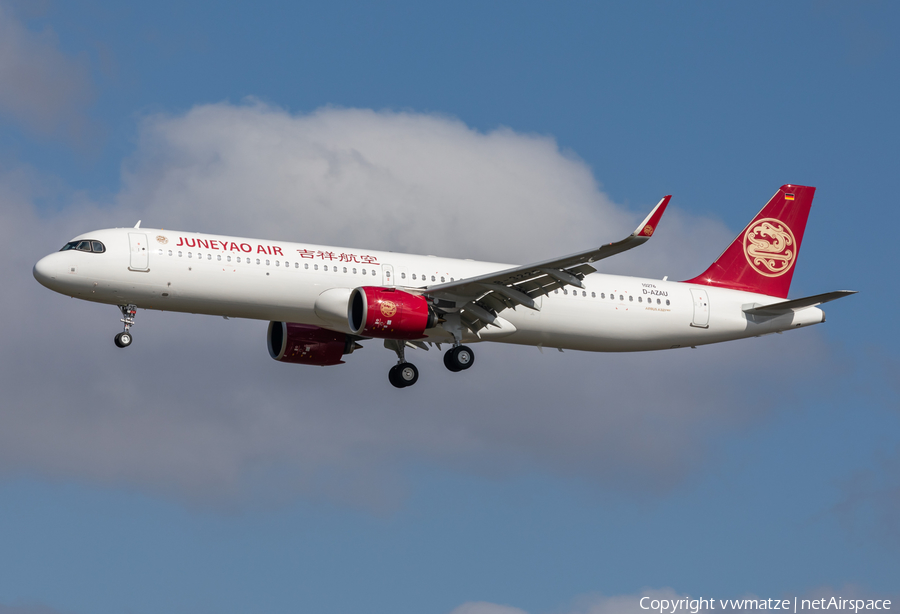 Juneyao Airlines Airbus A321-271NX (D-AZAU) | Photo 444066