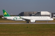 Spring Airlines Airbus A321-253NX (D-AZAU) at  Hamburg - Finkenwerder, Germany