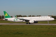 Spring Airlines Airbus A321-253NX (D-AZAU) at  Hamburg - Finkenwerder, Germany