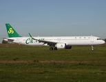 Spring Airlines Airbus A321-253NX (D-AZAU) at  Hamburg - Finkenwerder, Germany