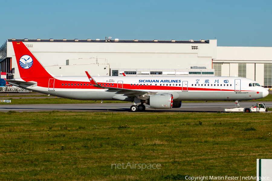 Sichuan Airlines Airbus A321-271N (D-AZAV) | Photo 356049