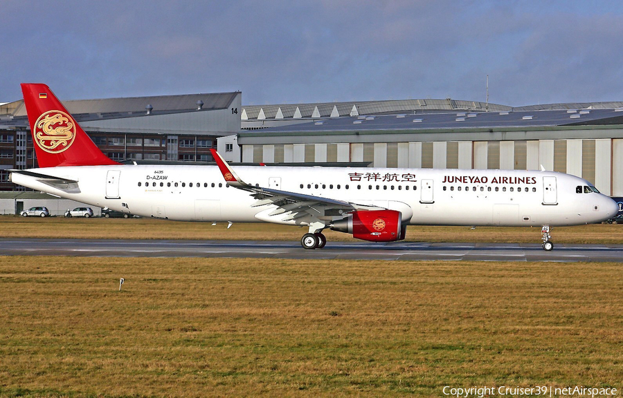 Juneyao Airlines Airbus A321-211 (D-AZAW) | Photo 92230