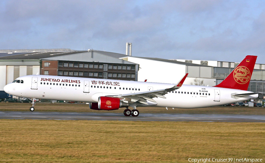 Juneyao Airlines Airbus A321-211 (D-AZAW) | Photo 92231