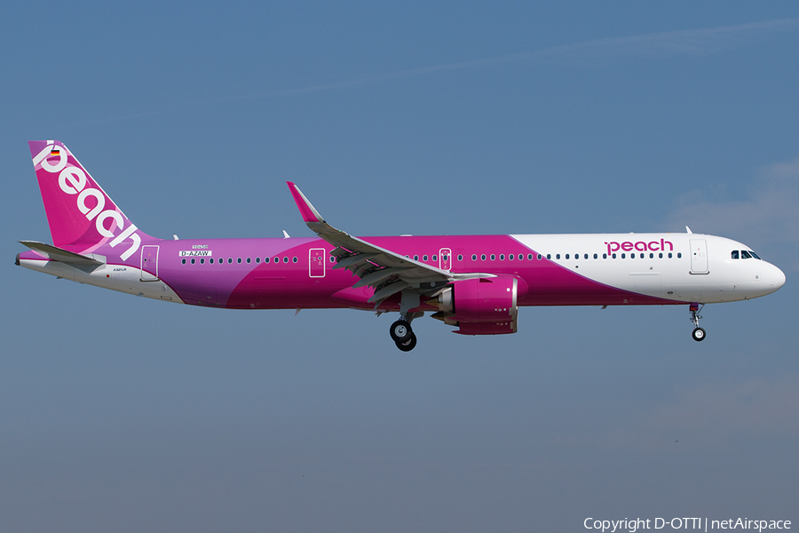 Peach Airbus A321-251NX (D-AZAW) | Photo 451149