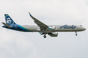 Alaska Airlines Airbus A321-253N (D-AZAX) at  Hamburg - Fuhlsbuettel (Helmut Schmidt), Germany
