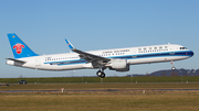 China Southern Airlines Airbus A321-211 (D-AZAX) at  Hamburg - Finkenwerder, Germany