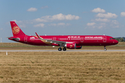 Juneyao Airlines Airbus A321-211 (D-AZAX) at  Hamburg - Finkenwerder, Germany