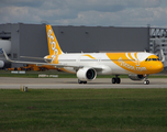 Scoot Airbus A321-271NX (D-AZAX) at  Hamburg - Finkenwerder, Germany