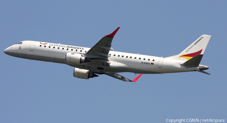 German Airways Embraer ERJ-190LR (ERJ-190-100LR) (D-AZFA) | Photo 452292