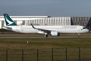 Cathay Pacific Airbus A321-251NX (D-AZWJ) at  Hamburg - Finkenwerder, Germany