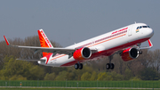 Air India Airbus A321-251NX (D-AZWK) at  Hamburg - Finkenwerder, Germany
