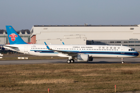 China Southern Airlines Airbus A321-253NX (D-AZWL) at  Hamburg - Finkenwerder, Germany