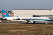 China Southern Airlines Airbus A321-253NX (D-AZWL) at  Hamburg - Finkenwerder, Germany