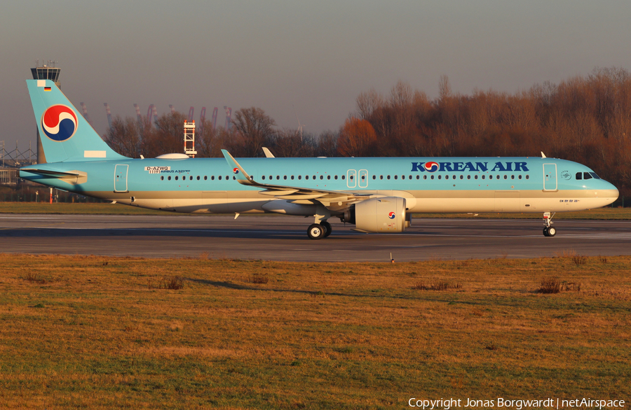Korean Air Airbus A321-272NX (D-AZWQ) | Photo 555713