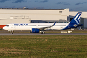 Aegean Airlines Airbus A321-271NX (D-AZWS) at  Hamburg - Finkenwerder, Germany