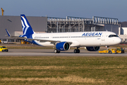 Aegean Airlines Airbus A321-271NX (D-AZWS) at  Hamburg - Finkenwerder, Germany