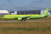 S7 Airlines Airbus A321-271NX (D-AZWZ) at  Hamburg - Finkenwerder, Germany