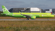 S7 Airlines Airbus A321-271NX (D-AZWZ) at  Hamburg - Finkenwerder, Germany