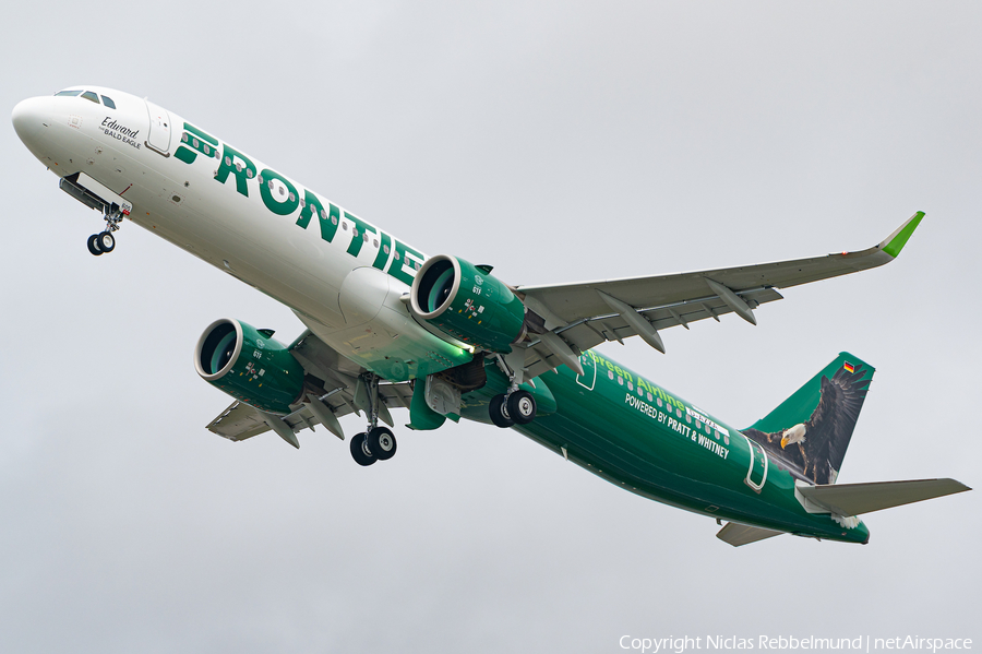 Frontier Airlines Airbus A321-271NX (D-AZXA) | Photo 541395