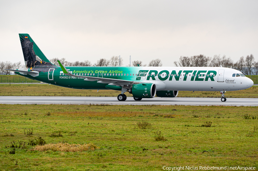 Frontier Airlines Airbus A321-271NX (D-AZXA) | Photo 541398