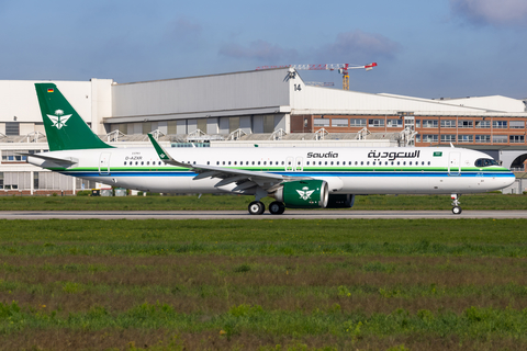 Saudi Arabian Airlines Airbus A321-251NX (D-AZXR) at  Hamburg - Finkenwerder, Germany