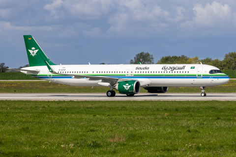 Saudi Arabian Airlines Airbus A321-251NX (D-AZXR) at  Hamburg - Finkenwerder, Germany