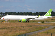 S7 Airlines Airbus A321-271NX (D-AZXZ) at  Hamburg - Finkenwerder, Germany