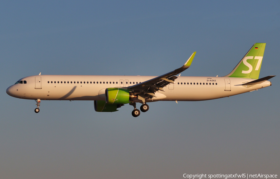 S7 Airlines Airbus A321-271NX (D-AZXZ) | Photo 523851
