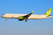 S7 Airlines Airbus A321-271NX (D-AZXZ) at  Hamburg - Finkenwerder, Germany