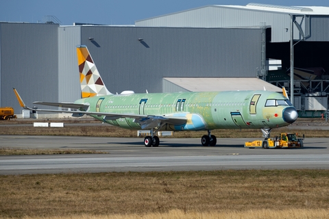 Etihad Airways Airbus A321-251NX (D-AZYD) at  Hamburg - Finkenwerder, Germany