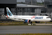 JetSMART Airbus A321-271NX (D-AZYK) at  Hamburg - Finkenwerder, Germany