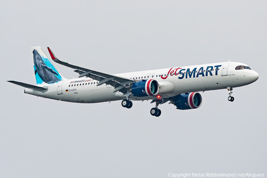 JetSMART Airbus A321-271NX (D-AZYK) | Photo 517381