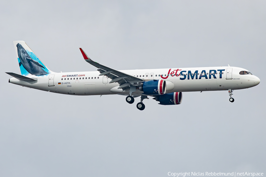 JetSMART Airbus A321-271NX (D-AZYK) | Photo 517382