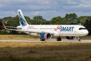 JetSMART Airbus A321-271NX (D-AZYK) at  Hamburg - Finkenwerder, Germany