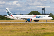 JetSMART Airbus A321-271NX (D-AZYK) at  Hamburg - Finkenwerder, Germany