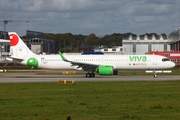 VivaAerobus Airbus A321-271NX (D-AZYQ) at  Hamburg - Finkenwerder, Germany