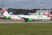 VivaAerobus Airbus A321-271NX (D-AZYQ) at  Hamburg - Finkenwerder, Germany