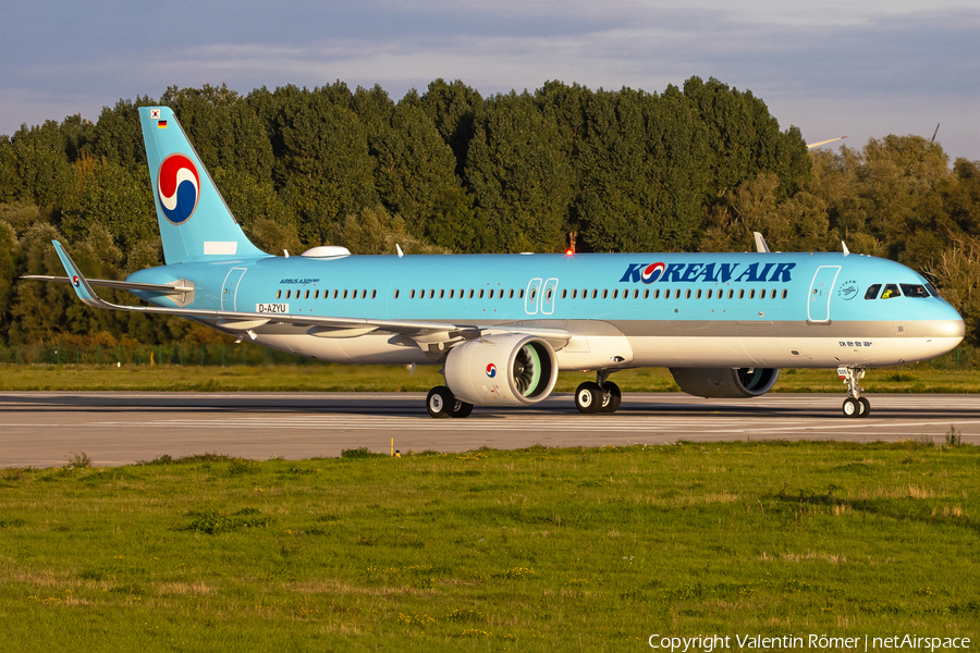 Korean Air Airbus A321-272NX (D-AZYU) | Photo 528214
