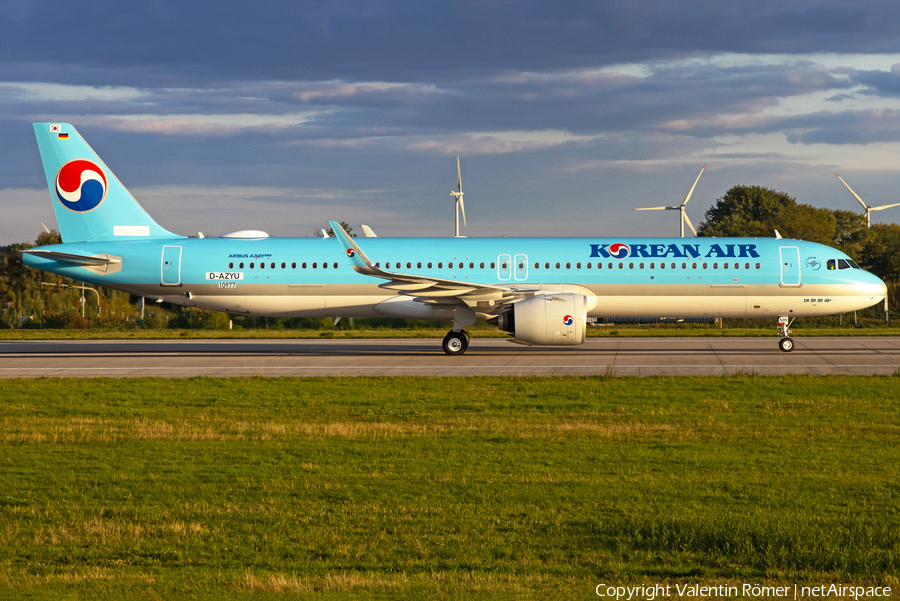 Korean Air Airbus A321-272NX (D-AZYU) | Photo 528215