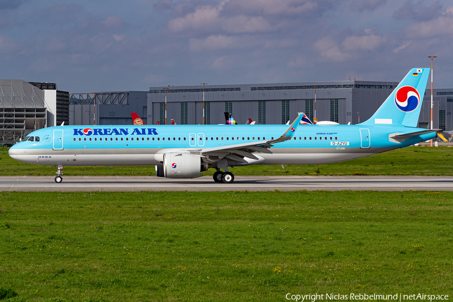 Korean Air Airbus A321-272NX (D-AZYU) | Photo 529618