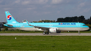 Korean Air Airbus A321-272NX (D-AZYU) at  Hamburg - Finkenwerder, Germany