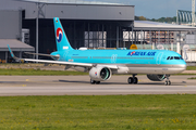 Korean Air Airbus A321-272NX (D-AZYU) at  Hamburg - Finkenwerder, Germany