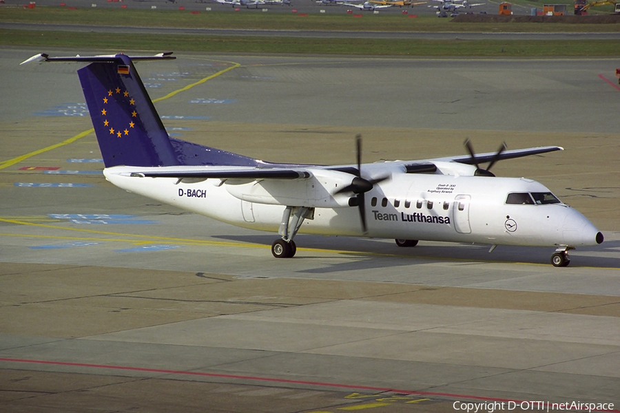 Team Lufthansa (Augsburg Airways) de Havilland Canada DHC-8-314 (D-BACH) | Photo 304555