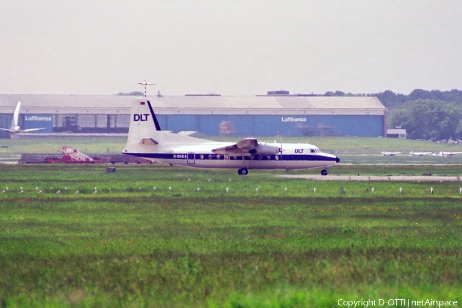 DLT Luftverkehrsgesellschaft Fokker F27-100 Friendship (D-BAKA) | Photo 205997