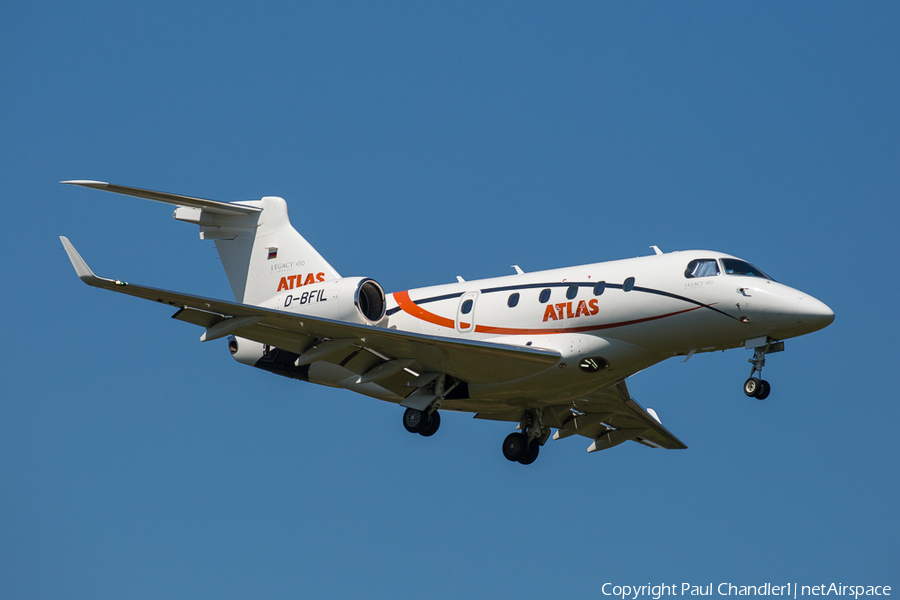 Atlas Air Service Embraer EMB-550 Legacy 500 (D-BFIL) | Photo 450084