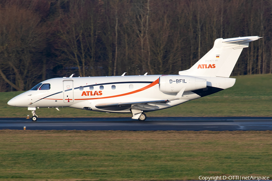 Atlas Air Service Embraer EMB-550 Legacy 500 (D-BFIL) | Photo 363518